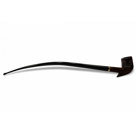 Cachimbo Churchwarden Extra Longo Encerado com Bico - Piteira Resina